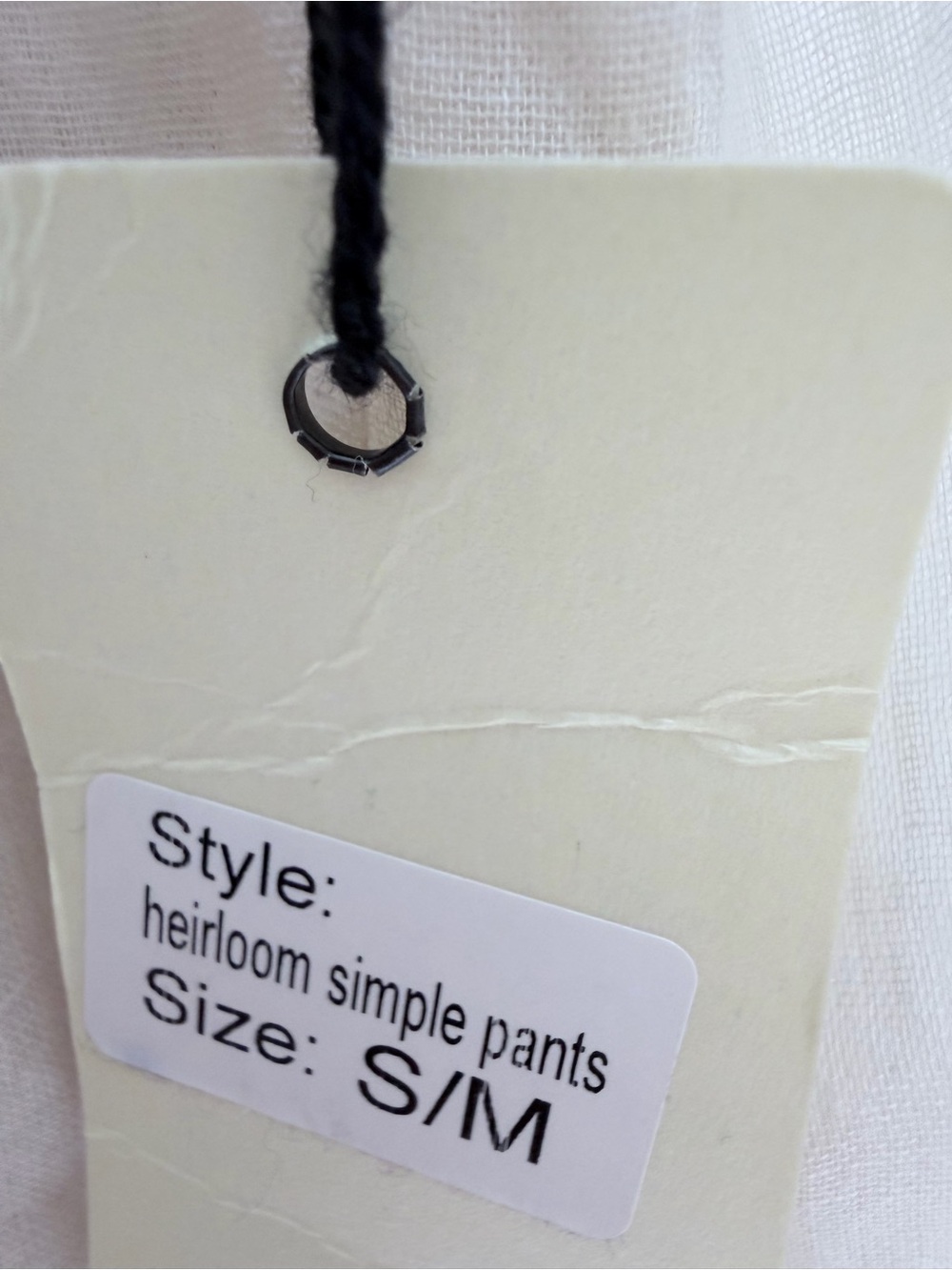 🤍 Jaded Gypsy Heirloom Simple Pants S/M Cotton Ruffle Bloomers NWT - Picture 8 of 10
